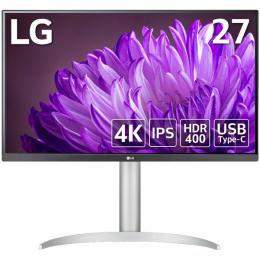 LG 27BP85UN-W 液晶ディスプレイ 27型/3840×2160/HDMI×2、DisplayPort、USB Type-C/ホワイト/スピーカー：あり