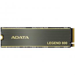 ADATA ALEG-800-500GCS LEGEND 800 PCIe Gen4 x4 M.2 2280 SSD with Heatsink 500GB 読取 3500MB/s / 書込 2200MB/s 3年保証
