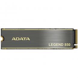 ADATA ALEG-850-512GCS LEGEND 850 PCIe Gen4 x4 M.2 2280 SSD with Heatsink 512GB 読取 5000MB/s / 書込 2700MB/s 5年保証