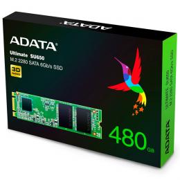 ADATA ASU650NS38-480GT-C Ultimate SU650 M.2 2280 SSD 480GB 読取 550MB/s / 書込 510MB/s 3年保証