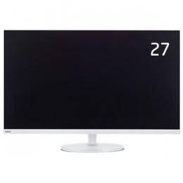 NEC LCD-AS274F 27型3辺狭額縁VAワイド液晶ディスプレイ（白色）/1920×1080/DisplayPort、ミニD-Sub15ピン、HDMI、ステレオミニジャック/ホワイト/スピーカ/〔5年保証〕