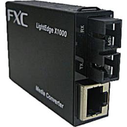 FXC LEX1852-70-ASBX 10/100/1000BASE-T to 1000BASE-ZX（シングルモード SCコネクタ 70Km） 2芯型マイクロメディアコンバータ + 同製品SBXバンドル