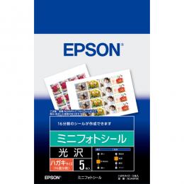 EPSON MJHSP5R ミニフォトシール/ハガキサイズ（16分割）：5枚