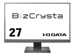 I-O DATA LCD-BCQ271DB-F-AG ワイド液晶ディスプレイ 27型/2560×1440/HDMI、DisplayPort、USB Type-C/ブラック/スピーカー：あり/あなたのオフィスをより明るく快適に。/「5年保証」/抗菌モデル