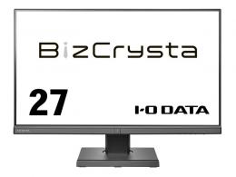 I-O DATA LCD-BCQ271DB-F ワイド液晶ディスプレイ 27型/2560×1440/HDMI、DisplayPort、USB Type-C/ブラック/スピーカー：あり/あなたのオフィスをより明るく快適に。/「5年保証」