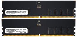 センチュリーマイクロ CB32GX2-D5U4800 デスクトップ用 PC5-38400/DDR5-4800 288pin Unbuffered_Non-ECC_DIMM 2Rank 1.1v 64GB kit（32GB×2枚） 日本製