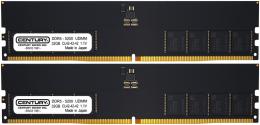 センチュリーマイクロ CB32GX2-D5U5200 デスクトップ用 PC5-41600/DDR5-5200 288pin Unbuffered_Non-ECC_DIMM 2Rank 1.1v 64GB kit（32GB×2枚） 日本製
