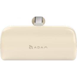 ADAM elements APBADGVP5CMT GRAVITY P5C ポケットサイズ USB Type-C直接充電 スタンド機能付 PD20W 5000mAh 急速充電 モバイルバッテリー ミルクティー