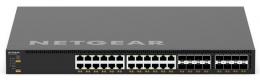 NETGEAR XSM4340V-100AJS PoE++対応 (290W-1770W) 10G/5G/2.5G/1Gポート×24 10G SFP+スロット×8 25G SFP28スロット×8 フルマネージスイッチ M4350-24X8F8V