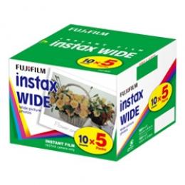 FUJIFILM INSTAX WIDE K R 5 ワイド用カラーフィルム instax WIDE 5パック品（10枚入×5）