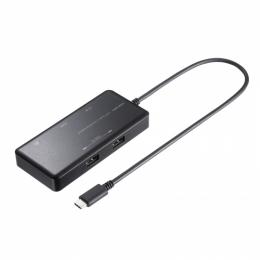 サンワサプライ USB-DKM7BK USB Type-C ドッキングステーション