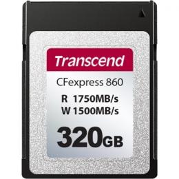 Transcend TS320GCFE860 CFExpress Card 320GB Gen3x2 SLC mode