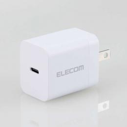 ELECOM MPA-ACCP6820WH AC充電器/スマホ・タブレット用/USB Power Delivery/20W/USB-C1ポート/ホワイト