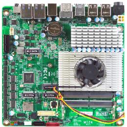 V-net AAEON MI24-13352 産業用Mini ITX規格マザーボード 第13世代 i5-1335U搭載　　TPM2.0　