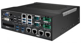 V-net AAEON VCM-1100F-AC 産業用PC 第12/13/14世代CPU対応　PoE+ x 4、USB x 12　-25~75℃ 広温度対応　ACアダプタ付属