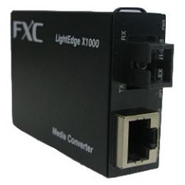 FXC LEX1841-40A-ASB5 10BASE-T/100BASE-TX to FX(1芯SC、SMF40km) メディアコンバータ + 同製品SB5バンドル