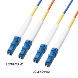 サンワサプライ HKB-CSLCLC1-050 コード集合型光ファイバケーブル（シングルモード、LC×2-LC×2、50m）