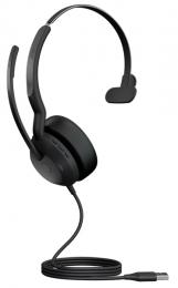 Jabra 25089-889-999 Jabra USBヘッドセット USB-A 片耳 UC認定 「Jabra Evolve2 50 USB-A UC Mono」