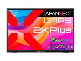 【法人様宛限定】JAPANNEXT JN-MD-IPS13U2KP 13型/2160×1350/TypeC×2、miniHDMI×1/ブラック/スピーカー有/1年保証