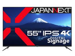 【法人様宛限定】JAPANNEXT JN-IPS5503TUHDR 55型/3840×2160/HDMI×3、USB×1/ブラック/スピーカー有/1年保証