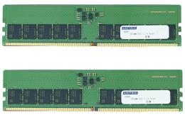 ADTEC ADS5600D-E16GSBW DDR5-5600 UDIMM ECC 16GB×2枚 1Rx8