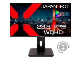 【法人様宛限定】JAPANNEXT JN-IPS2380FLWQHD-HSP-N 液晶ディスプレイ 23.8型/2560×1440/DP、HDMI、DVI×1/ブラック/スピーカー無/1年保証