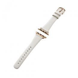 ELECOM AW-41BDLJWH Apple Watch 41/40/38mm用バンド/ソフトレザー/スリムタイプ/&me/オフホワイト