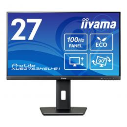 iiyama XUB2763HSU-B1 液晶ディスプレイ 27型/1920×1080/HDMI、DisplayPort/ブラック/スピーカー：あり/IPSパネル