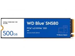 WesternDigital 0718037-887319 WD Blue SN580 M.2 NVMe SSD 500GB 5年保証 WDS500G3B0E