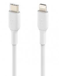 【法人様宛限定】Belkin CAA003bt1MWH USB-Ctoライトニングケーブルホワイト1m