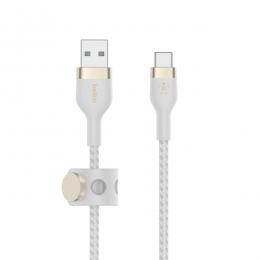 【法人様宛限定】Belkin CAB010bt1MWH BoostChargePROFlexUSB-AtoUSB-Cケーブルホワイト1m