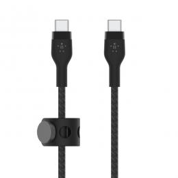 【法人様宛限定】Belkin CAB011bt1MBK BOOST↑CHARGEPROFlexUSB-CtoUSB-Cケーブルブラック1m