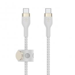 【法人様宛限定】Belkin CAB011bt1MWH BOOST↑CHARGEPROFlexUSB-CtoUSB-Cケーブルホワイト1m