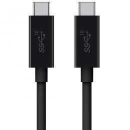 【法人様宛限定】Belkin F2CU052bt1M-BLK 3.1USB-CtoUSB-Cケーブル（100W）（USBType-C）