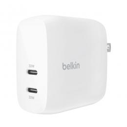 【法人様宛限定】Belkin WCB010dqWHJP 30W+30W2ポートPPSUSB-CPD急速充電器