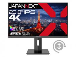 【法人様宛限定】JAPANNEXT JN-IPS2380UHDR-C65W-HSP 液晶ディスプレイ 23.8型/3840×2160/HDMI、DP、USB Type-C×1/ホワイト/スピーカー有/1年保証