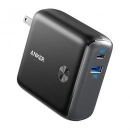 ANKER  A1623115 Anker PowerCore Fusion 10000 (9700mAh 20W PD モバイルバッテリー搭載USB充電器) 【コンセント一体型/折りたたみ式プラグ/USB PD対応/PSE技術基準適合】 (ブラック)