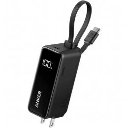 ANKER  A1636N11 Anker Power Bank (30W Fusion Built-In USB-C ケーブル) ブラック