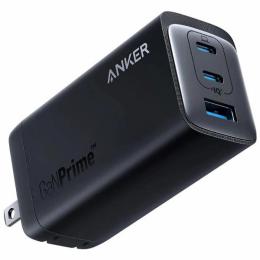 ANKER  A2148N11 Anker 737 Charger (GaNPrime 120W) (USB PD充電器 USB-A & USB-C 3ポート)【独自技術Anker GaNPrime採用/PowerIQ 4.0/PSE技術基準適合/折りたたみ式プラグ】 (ブラック)