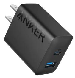 ANKER  A2348111 Anker Charger (20W、2-Port) ブラック