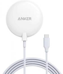 ANKER  A2567022 Anker PowerWave Magnetic Pad Lite (マグネット式ワイヤレス充電器) iPhone 14シリーズ/13シリーズ/12シリーズ専用 (ホワイト)