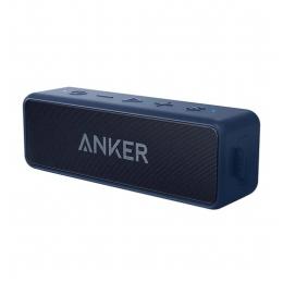 ANKER  A31050J6 Anker SoundCore 2 (12W Bluetooth 5 IPX7防水規格スピーカー 24時間連続再生)【完全ワイヤレスステレオ対応/強化された低音/デュアルドライバー/マイク内蔵】 (ネイビー)