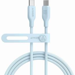 ANKER  A80A2N31 Anker 541 エコフレンドリー USB-C & ライトニング ケーブル MFi認証 植物由来素材 急速充電 (ブルー)