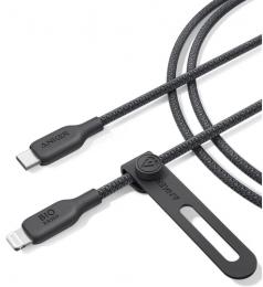 ANKER  A80A6011 Anker 541 USB-C to Lightning Cable (Bio-Nylon 6ft) B2C - UN Black Iteration 1