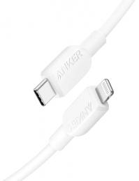 ANKER  A81A1021 Anker 310 USB-C to Lightning Cable (3ft) B2C - UN White Iteration 1