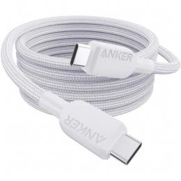 ANKER  A81C6021 Anker USB-C & USB-C ケーブル (高耐久ナイロン) 1.8m ホワイト