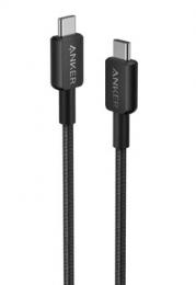 ANKER  A81F5N11 Anker 322 高耐久ナイロン USB-C & USB-C ケーブル 0.9m ブラック