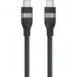 ANKER  A82E2011 Anker USB-C & USB-C ケーブル (0.9m 240W 高耐久ナイロン) ブラック