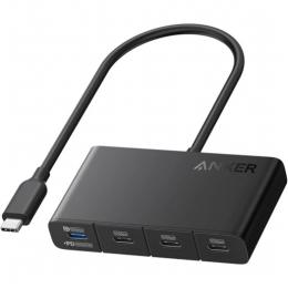 ANKER  A8340HA1 Anker USB-C ハブ (4-in-1 10Gbps) グレー