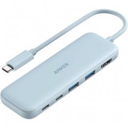 ANKER  A8355031 Anker 332 USB-C ハブ (5-in-1) ブルー